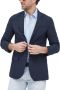 Liu Jo Blauwe Slim-Fit Formele Blazer Blauw Heren - Thumbnail 2