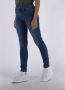 Liu Jo Blauwe Jeans met Gebruikte Wassing en Vernietigde Details Blue Dames - Thumbnail 12