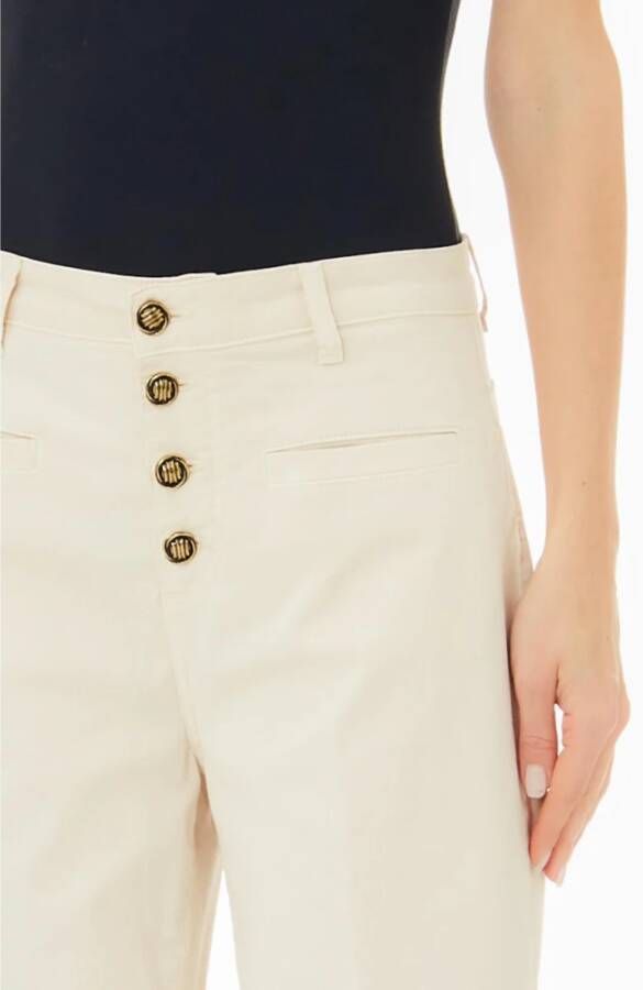 Liu Jo Wide Trousers Beige Dames