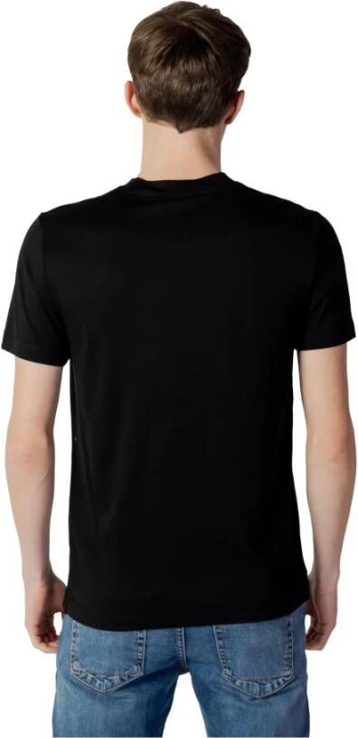 Liu Jo Klassiek Zwart V-Hals T-Shirt Zwart Heren