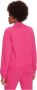 Liu Jo Rhinestone Zip-Through Sweatshirt Roze Dames - Thumbnail 2