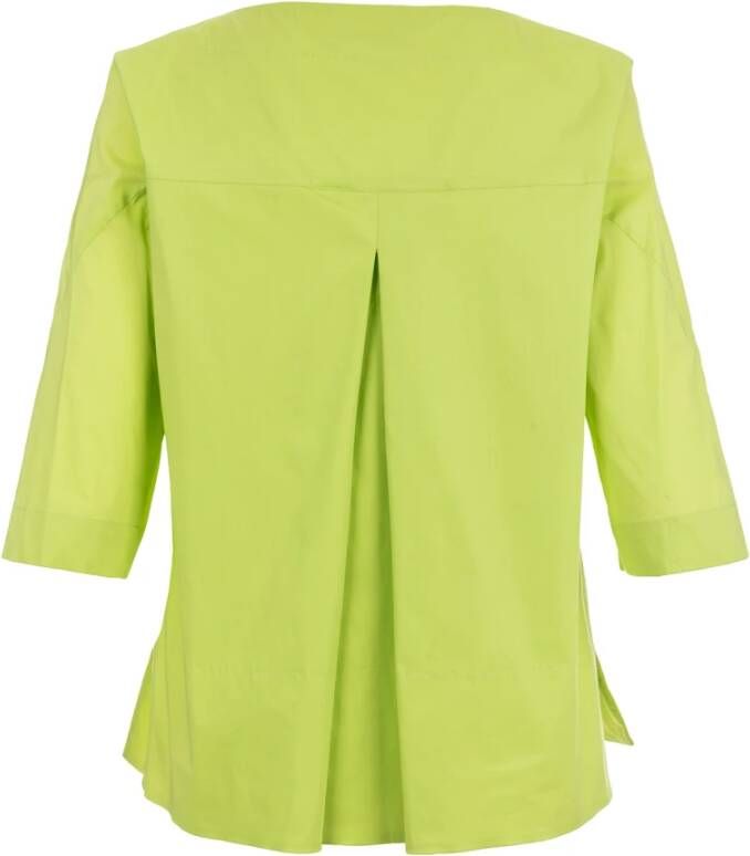 Liviana Conti Exclusieve Collectie van Veelzijdige Blouses Groen Dames