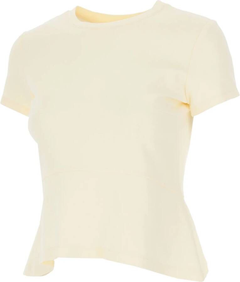 Liviana Conti Tijdloos Cream T-Shirt voor modebewuste vrouwen Beige Dames