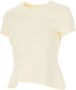 Liviana Conti Tijdloos Cream T-Shirt voor modebewuste vrouwen Beige Dames - Thumbnail 2