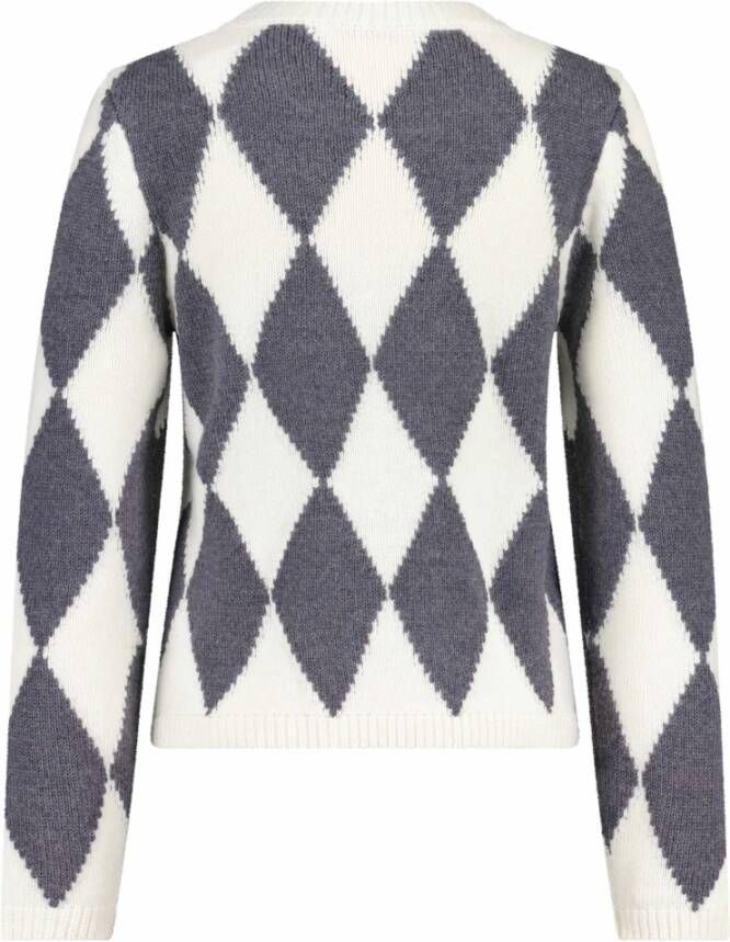 Liviana Conti Round-neck Knitwear Wit Dames