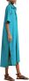 Liviana Conti Maxi Polo Jurk met Zijgleuven Blauw Dames - Thumbnail 2