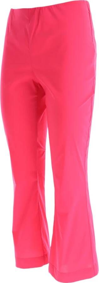 Liviana Conti Fuchsia Rechte Broek Roze Dames