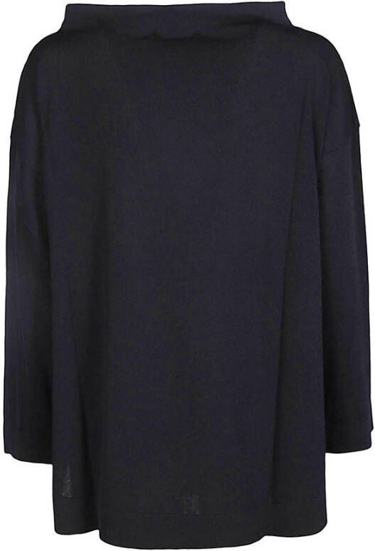Liviana Conti Blauwe Gebreide Trui Boateck Stijl Blauw Dames