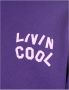 Livincool Paarse Orchidee Crop Hoodie Artwork Purple Dames - Thumbnail 1