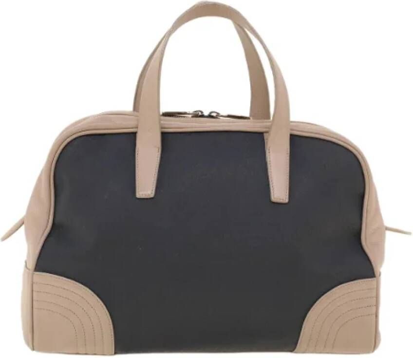 Loewe Pre-owned Canvas handbags Beige Dames