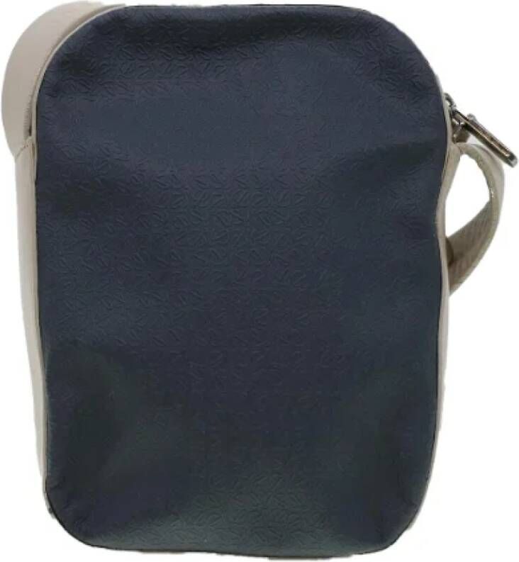 Loewe Pre-owned Canvas shoulder-bags Zwart Dames