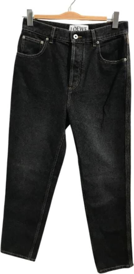 Loewe Pre-owned Cotton bottoms Blauw Dames