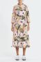 Lollys Laundry Harper Dress Midi Jurk Multi Kleur Multicolor Dames - Thumbnail 5