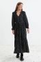 Lollys Laundry Maxi jurk met polkadot print Britta zwart - Thumbnail 2