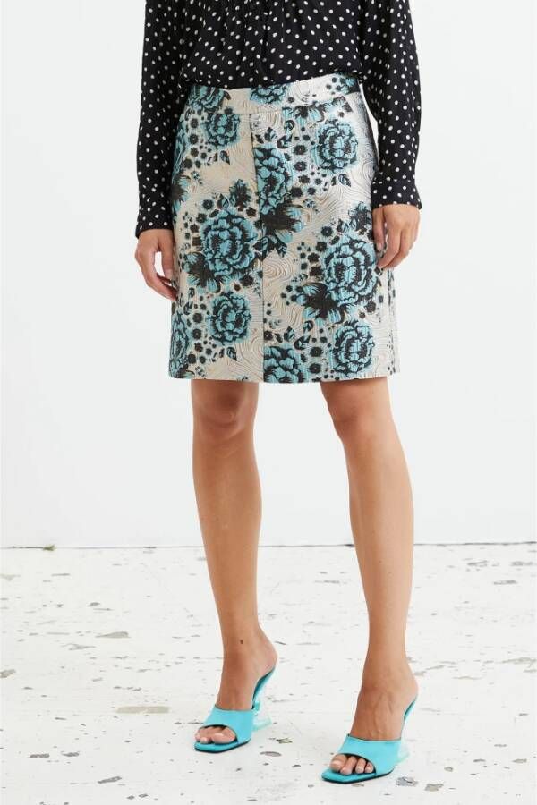 Lollys Laundry Short Skirts Blauw Dames