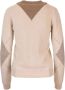 Loro Piana Beige Kasjmier Trui met Diamantpatroon Beige Dames - Thumbnail 2