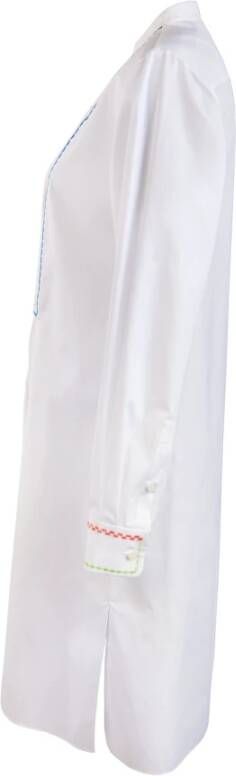 Loro Piana Shirt Dresses Wit Dames