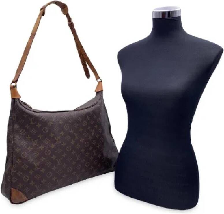 Louis Vuitton Vintage Monogram Boulogne XL Schoudertas Brown Dames