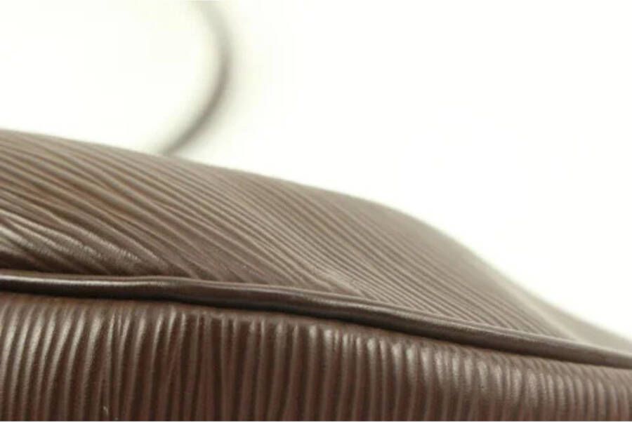 Louis Vuitton Vintage Tweedehands handtas Bruin Dames