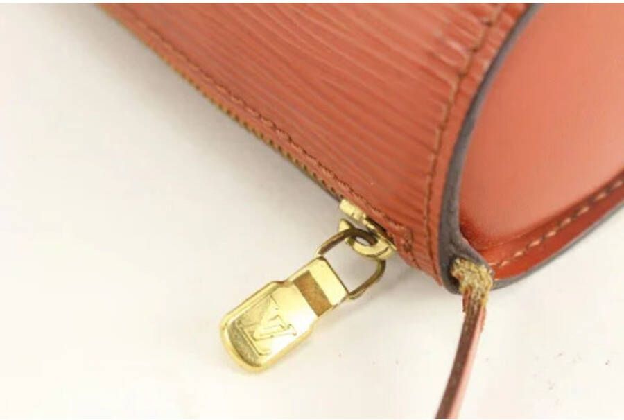 Louis Vuitton Vintage Tweedehands schoudertas Oranje Dames