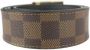 Louis Vuitton Vintage Pre-owned Canvas belts Bruin Dames - Thumbnail 2