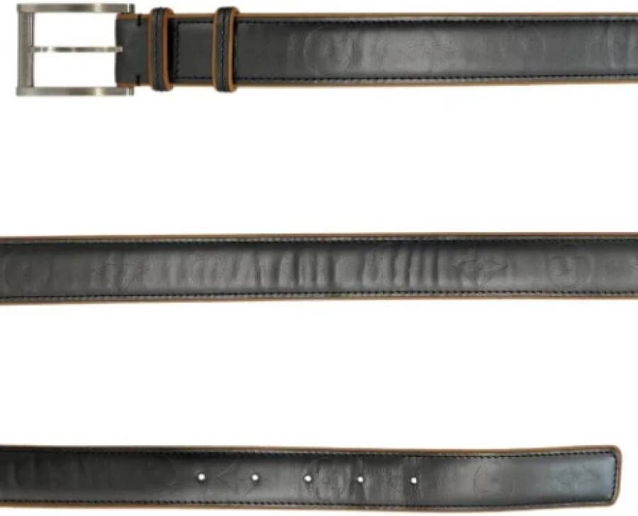 Louis Vuitton Vintage Pre-owned Canvas belts Zwart Dames