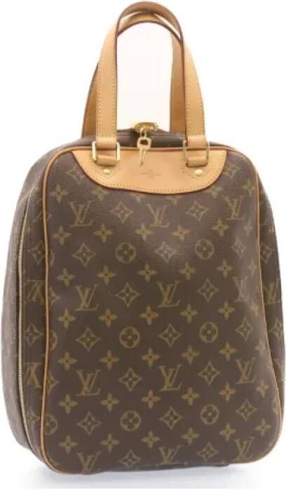 Louis Vuitton Vintage Pre-owned Canvas handbags Bruin Dames