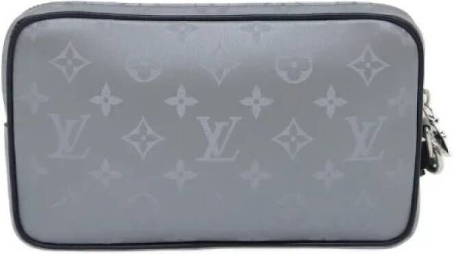 Louis Vuitton Vintage Pre-owned Canvas louis-vuitton-bags Grijs Dames
