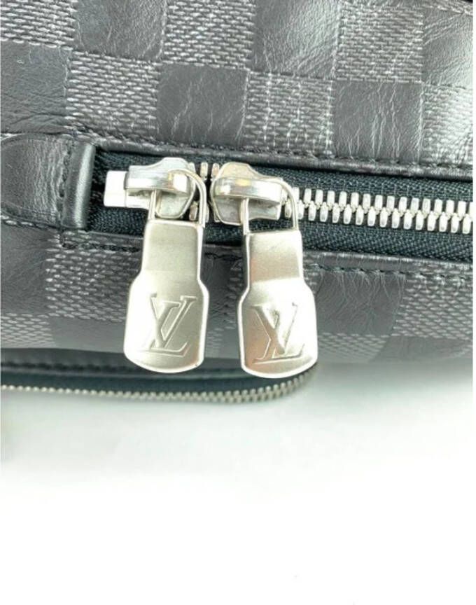 Louis Vuitton Vintage Tweedehands rugzak Zwart Heren