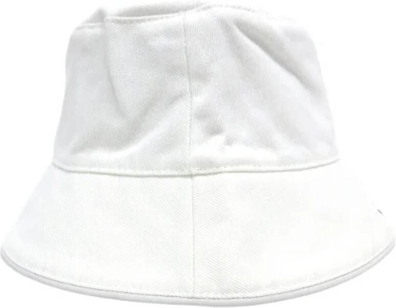 Louis Vuitton Vintage Pre-owned Cotton hats White Dames