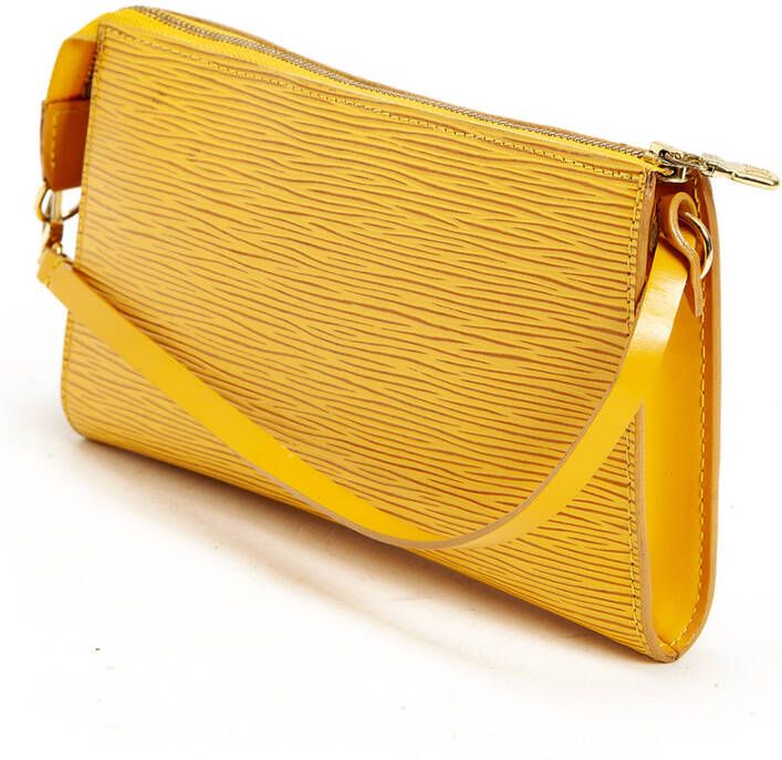 Louis Vuitton Vintage Tweedehands accessoire Geel Dames