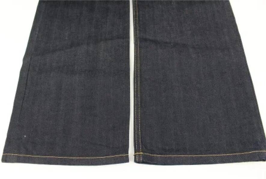 Louis Vuitton Vintage Pre-owned Fabric jeans Zwart Dames