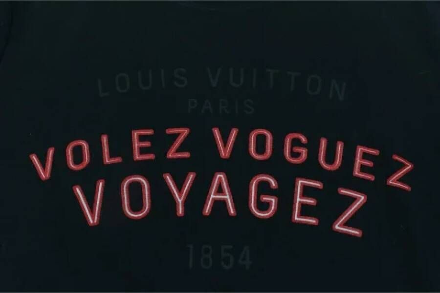 Louis Vuitton Vintage Pre-owned Fabric tops Zwart Dames