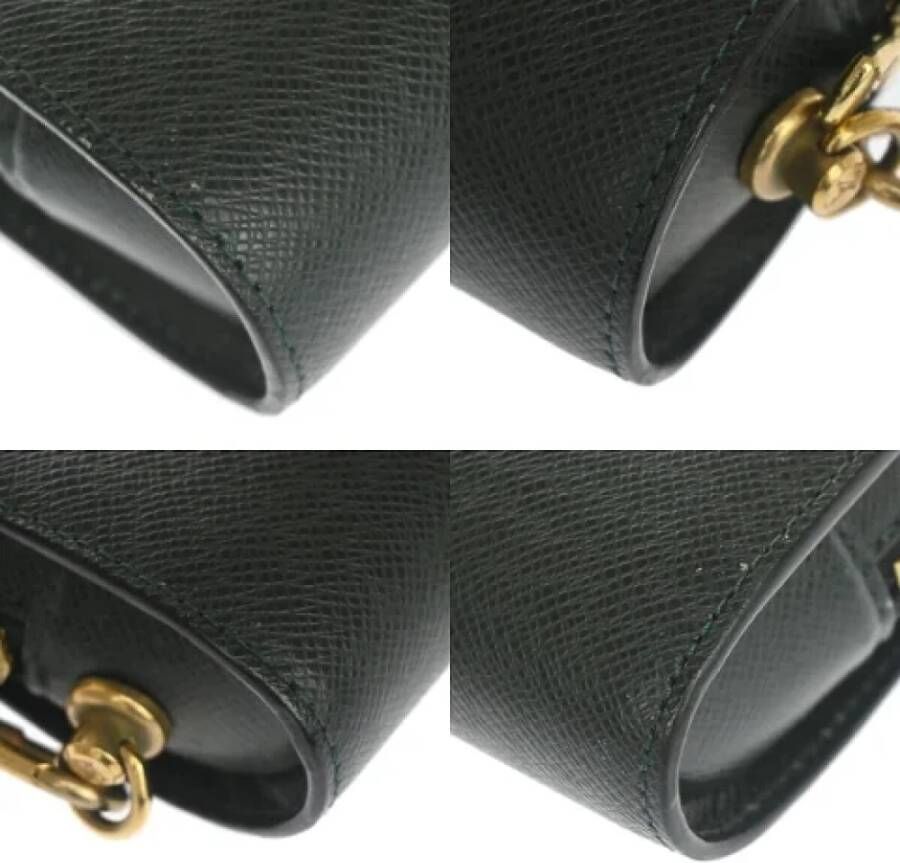 Louis Vuitton Vintage Pre-owned Leather clutches Green Dames