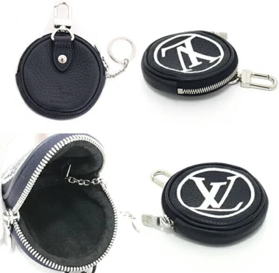 Louis Vuitton Vintage Pre-owned Leather key-holders Blauw Dames