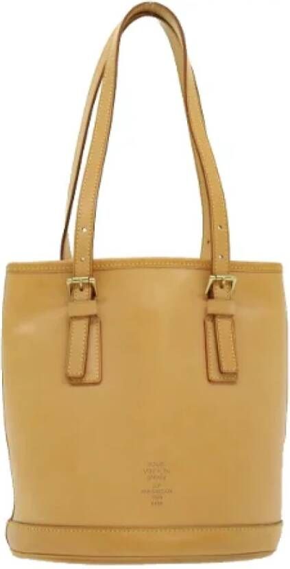 Louis Vuitton Vintage Tweedehands schoudertas Beige Dames