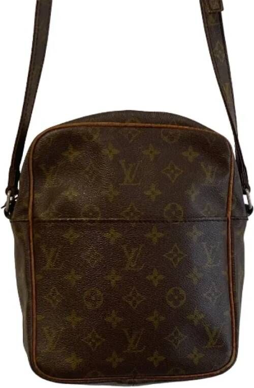 Louis Vuitton Vintage Tweedehands schoudertas Bruin Dames