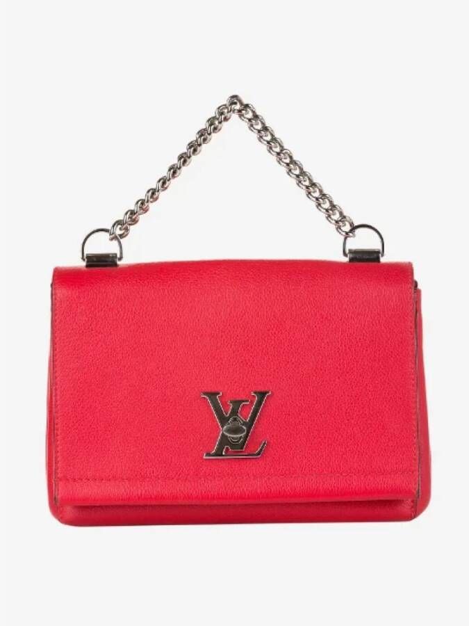 Louis Vuitton Vintage Tweedehands schoudertas Rood Dames