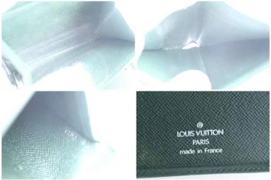 Louis Vuitton Vintage Tweedehands portemonnees Groen Heren