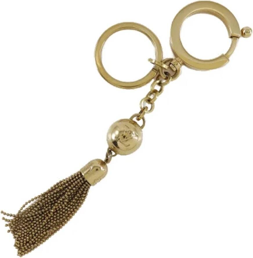 Louis Vuitton Vintage Pre-owned Metal key-holders Geel Dames