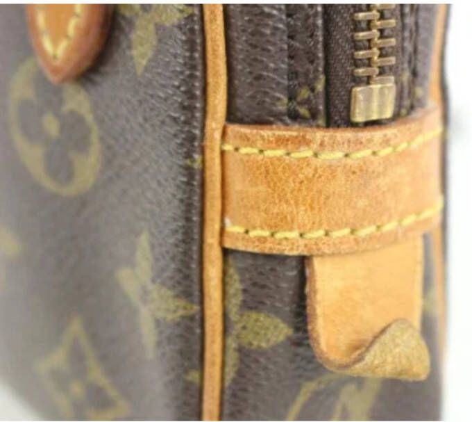 Louis Vuitton Vintage Tweedehands schoudertas Bruin Dames