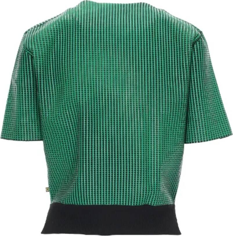 Louis Vuitton Vintage Pre-owned Wool tops Groen Dames
