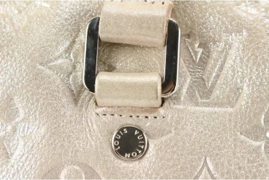 Louis Vuitton Vintage Tweedehands handtas Beige Dames