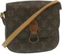 Louis Vuitton Vintage Tweedehands Bruin Canvas Louis Vuitton Cartouchiere Brown Dames - Thumbnail 1