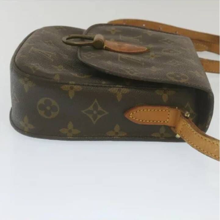 Louis Vuitton Vintage Tweedehands Bruin Canvas Louis Vuitton Cartouchiere Brown Dames