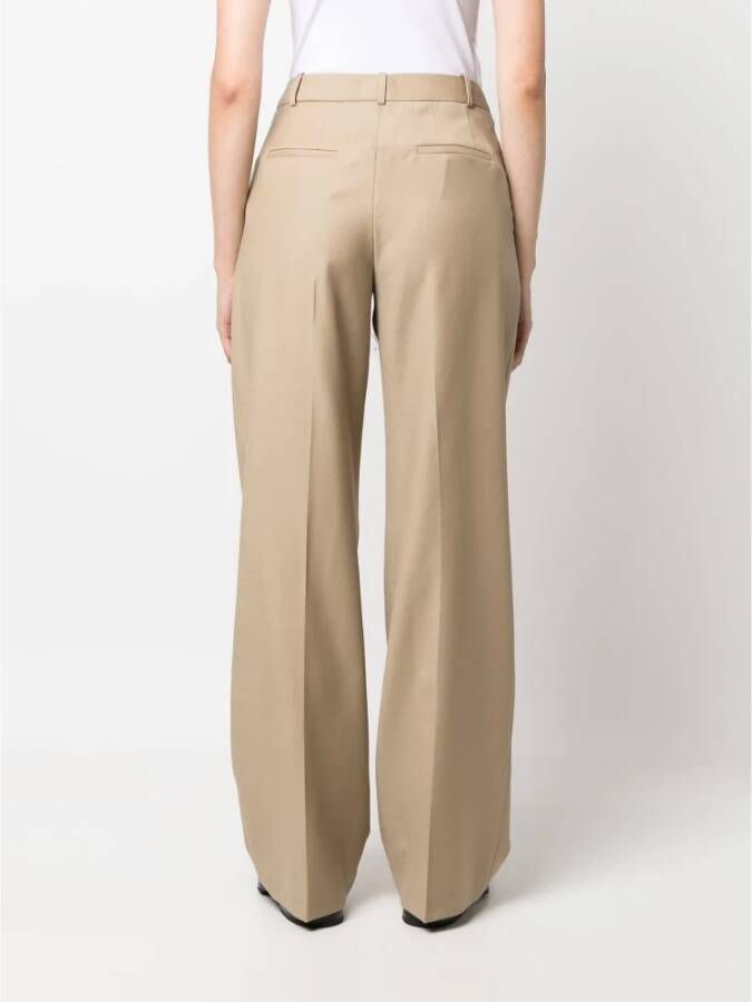 Loulou Studio Beige Broek voor Dames Beige Dames