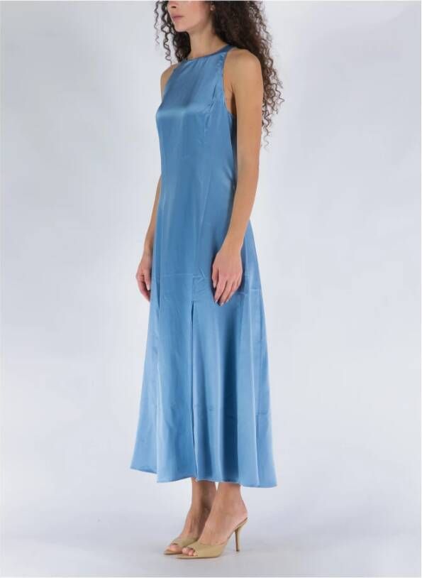 Loulou Studio Midi Dresses Blauw Dames