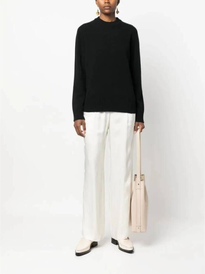 Loulou Studio Round-neck Knitwear Zwart Dames