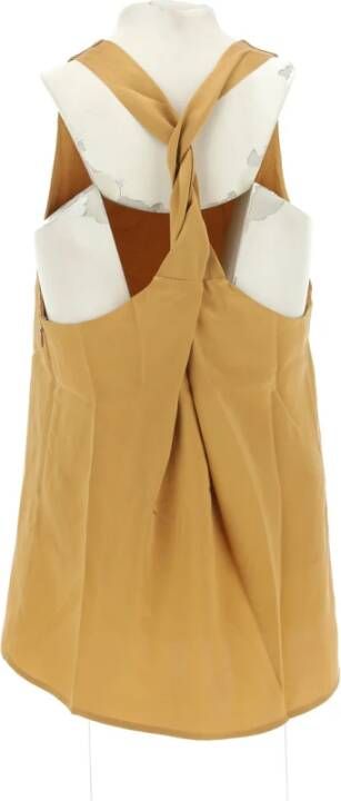 Loulou Studio Zijden Tanktop M W IN Brown Dames