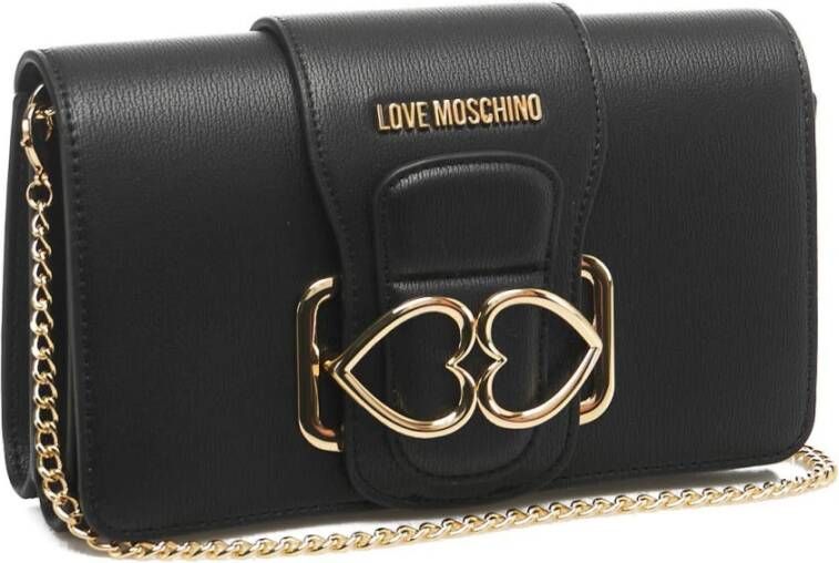 Love Moschino Zwarte Cross Body Tas Stijlvol en Hoogwaardig Zwart Dames